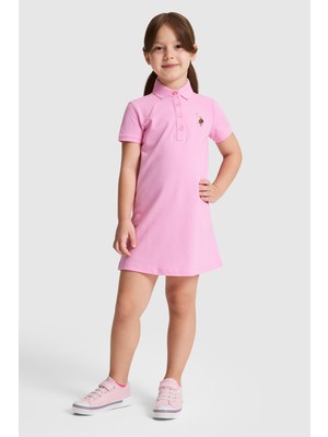 U.s. Polo Assn. Kız Çocuk Pembe Elbise (Örme) 50325597-VR041