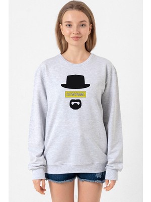 Tshirthane Breaking Bad Yellow Say My Name Head Grimelanj Kadın 2ip Sweatshirt