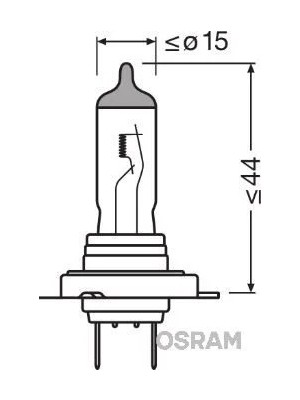 Osram Ampul 12V H7 55W