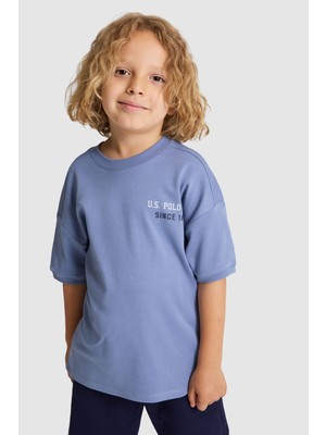 U.s. Polo Assn. Erkek Çocuk Indigo Tişört 50327030-VR028