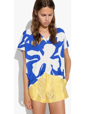 Parfois Kadın Çiçek Desenli T-Shirt
