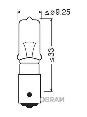Osram Ampul 12V H21W Halojen Park