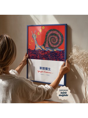 Persona Istanbul Yayoi Kusama "snail, 1989" - Sanat Posteri (Çerçevesiz)