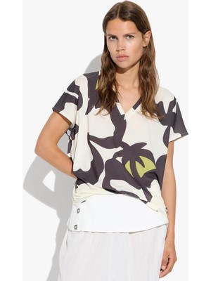 Parfois Kadın Çiçek Desenli T-Shirt