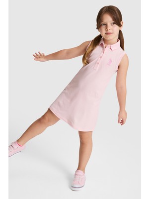 U.s. Polo Assn. Kız Çocuk Açık Pembe Elbise (Örme) 50325639-VR078