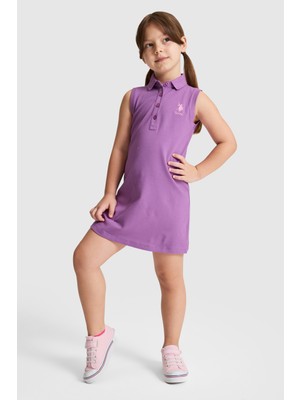 U.s. Polo Assn. Kız Çocuk Menekşe Elbise (Örme) 50325639-VR037