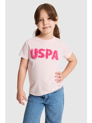 U.s. Polo Assn. Kız Çocuk Açık Pembe Tişört 50325656-VR078