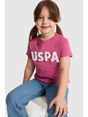U.s. Polo Assn. Kız Çocuk Fuşya Tişört 50325656-VR023