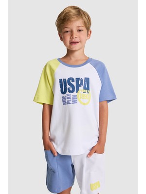 U.s. Polo Assn. Erkek Çocuk Indigo Tişört 50327037-VR028