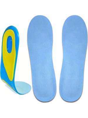 Foottab Jel Comfort Şok Emici Iç Tabanlığ, Yumuşak Konforlu Spor Ayakkabı Tabanlığı, 1 Çift