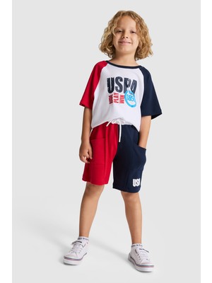 U.s. Polo Assn. Erkek Çocuk Kırmızı Şort (Örme) 50325620-VR171