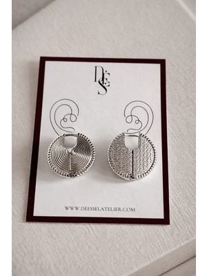 Deesse Latelier SILVER TAŞLI ROUE DE PARIS KÜPE