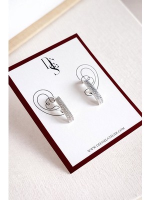 Deesse Latelier SILVER TAŞLI CURVE KÜPE
