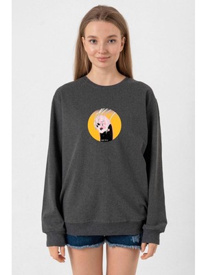 Tshirthane Meovv Meow Füme Kadın 2ip Sweatshirt