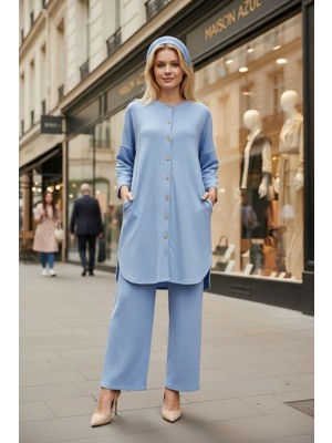 Seila Atelier Sile Atelier %100 Pamuk Müslin Tunik Takım