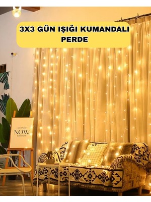 Belirtilmemiş Zaman Ayarlı 8 Modlu Günışığı Perde LED Işık USB Çalışma