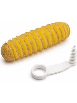 Flexilab Creative 2'li Spiral Patates Kesici Twister Patates Dilimleyici Tornado Patates Aparatı Sebze Kesici 3D Baskı