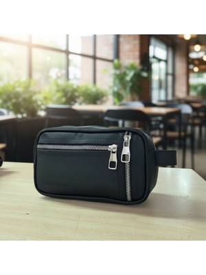 Seventeen Suya Dayanıklı Elegan Portföy Stil El Çantası Traş Kozmetik Çantası