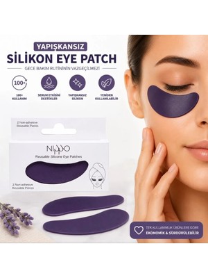 Nippo Göz Altı Maskesi Silikon 1 Çift Tüm Cilt Tipleri İçin Hipoalerjenik ve Yaşlanma Karşıtı