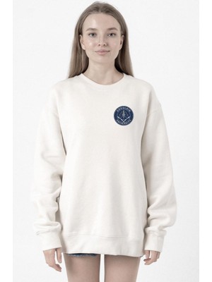 Tshirthane Gen V Godolkin University Emblem Beyaz Kadın 2ip Sweatshirt