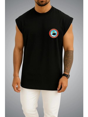Bahriyeli Collection Oversize Tcg Preveze Logo Cep Baskılı Atlet