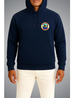 Bahriyeli Collection Kapüşonlu Tcg Doğanay Logo Cep Baskılı Unisex Sweatshirt