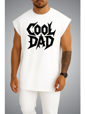 Bahriyeli Collection Oversize Cool Dad Göğüs Baskılı Atlet