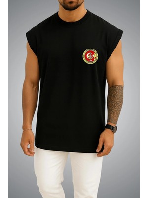 Bahriyeli Collection Oversize Tcg Gökçeada Logo Cep Baskılı Atlet