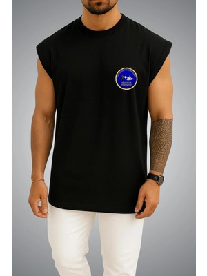 Bahriyeli Collection Oversize Tcg Darıca Logo Cep Baskılı Atlet