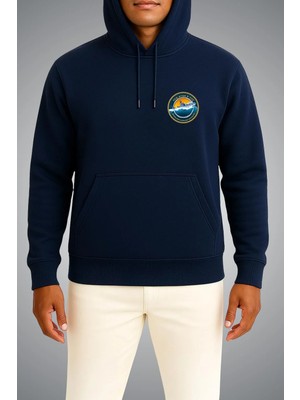 Bahriyeli Collection Kapüşonlu Tcg Atak Logo Cep Baskılı Unisex Sweatshirt