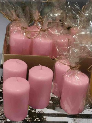 İV BLUE PURPLE Citronella Sineksavar Pudra Pembe 4 Adet Baton Mum