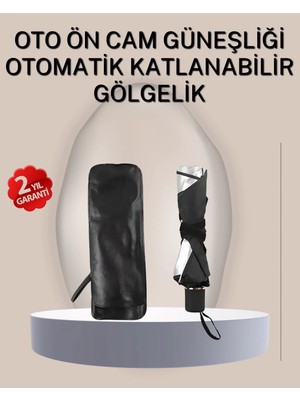 Belirtilmemiş Dayanıklı Upe Alaşımlı Şemsiye Tipi Araç Güneşliği - Kolay Katlanır