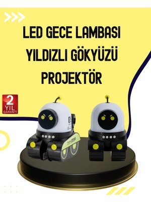 Belirtilmemiş Otomatik Döner Slaytlı Üç Parlaklık Ayarlı Projektör Lamba