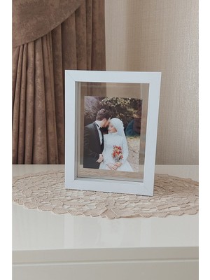 Empressco Şık ve Çift Taraflı Dekoratif Çerçeve 15X20X5 Cm, Modern Tasarım