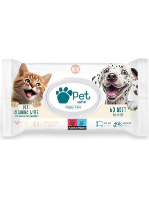 Pet Love Evcil Hayvan Temizleme Mendili