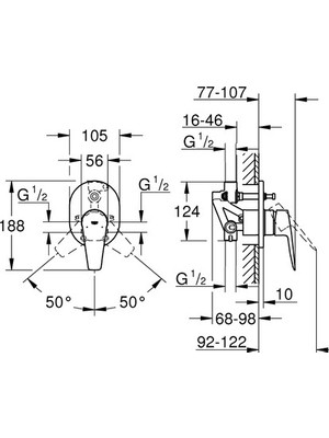 Esranın Dünyası Grohe Bauedge Tek Kumandalı Banyo Bataryası