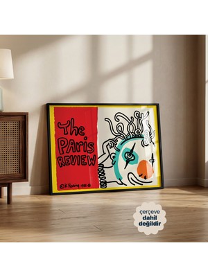 Persona Istanbul Keith Haring "the Paris Review, 1988" - Pop Art Posteri (Çerçevesiz)