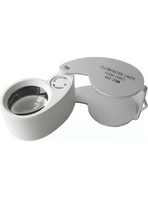 Mini 40X25MM Takı Büyüteç, Cep Büyüteç, Teftiş, Elmas Pullar, Madeni Kontrol Lup MG21011