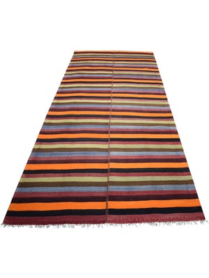 Kilim Antik El Dokuması Sivas Yün Kilim 1595 - Yeni - Çok Renkli