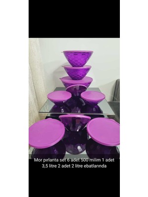 Tupperware Mor Pırlanta Set