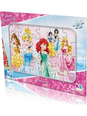 Bezos Mey Ithalat® Ks Games 24 Parça  Princess Frame Puzzle