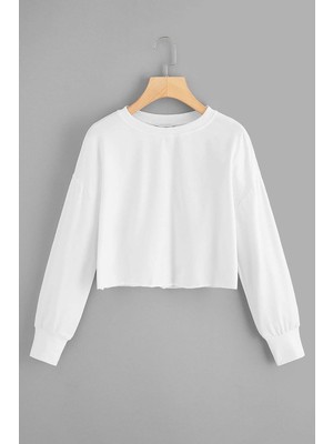 Tshirthane Crop Sweatshirt