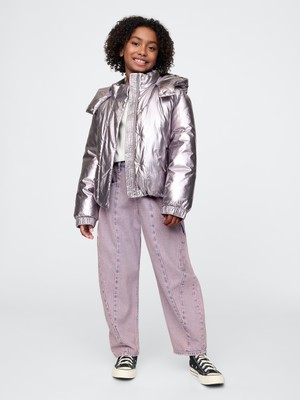 Gap Kız Çocuk Pembe Horseshoe Jean Pantolon