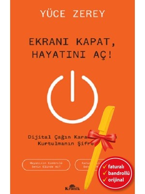 Alfa Kalem-Ekranı Kapat, Hayatını Aç ! (Yüce Zerey)Genel Konular Kronik Kitap Set