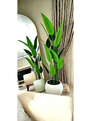Empressco Yapay Çiçek Uygulaması 180 Cm, 20 Yaprak, Salon Dekorasyonu