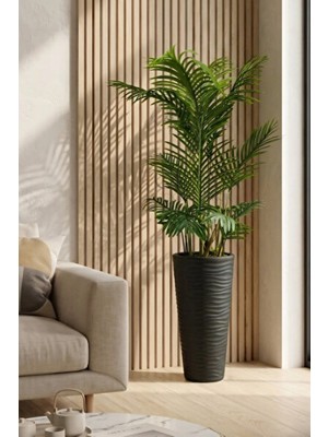 Empressco 150 cm 12 Yaprak Yapay Ağaç Antrasit Kumsaal Saksı