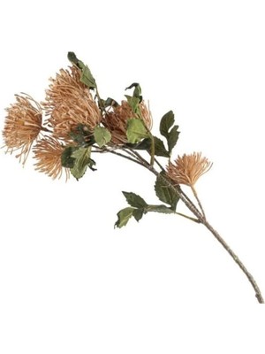 Mikasa Leucospermum Somon Yapay Çiçek 75cm