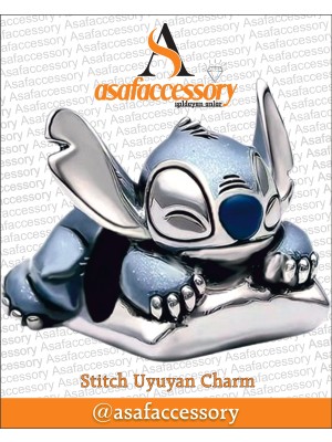 Asaf Accessory Stitch Uyuyan Charm Mavi