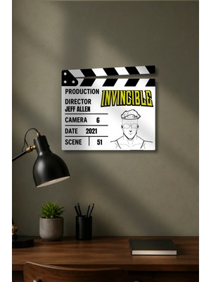 Gişe Arts Klaket Tablo / Duvar Dekoru - Invincible V4