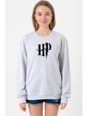 Tshirthane HP Logo Grimelanj Kadın 2ip Sweatshirt